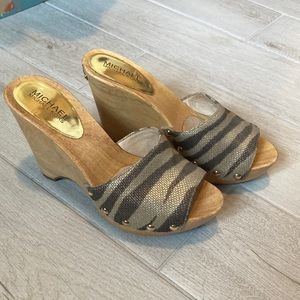 Michael kors slip on heels